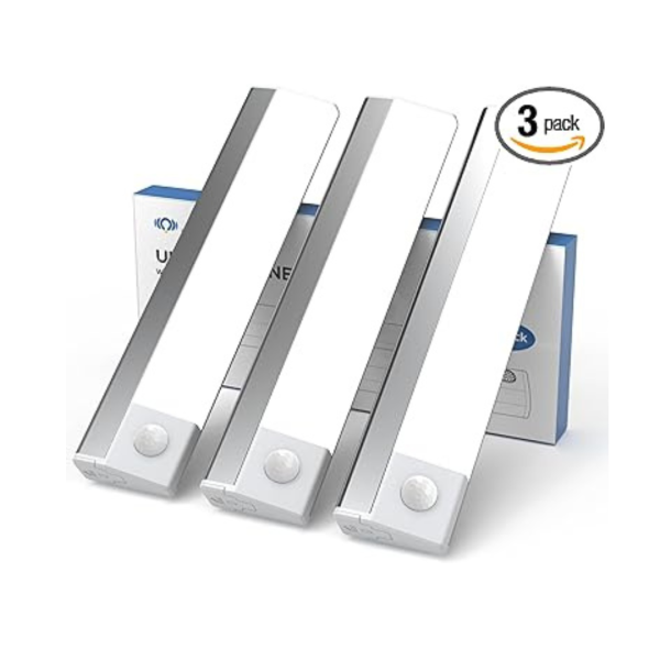 3 Pack Under Cabinet Motion Sensor Light Online Sale
