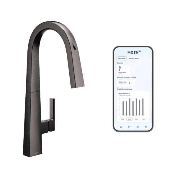 Moen Nio Smart Touchless Pull Down Sprayer Kitchen Faucet For Discount