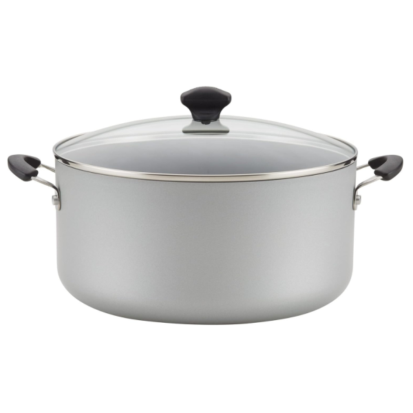 Farberware Cookware Nonstick Stockpot with Lid, 10.5 Quart, Silver Hot on Sale