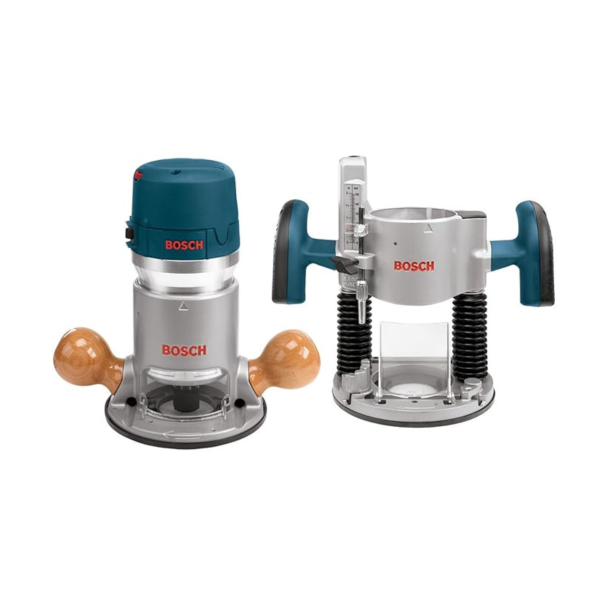 Bosch 12-Amp 2-1 4 HP Plunge & Fixed Base Corded Router Kit For Cheap