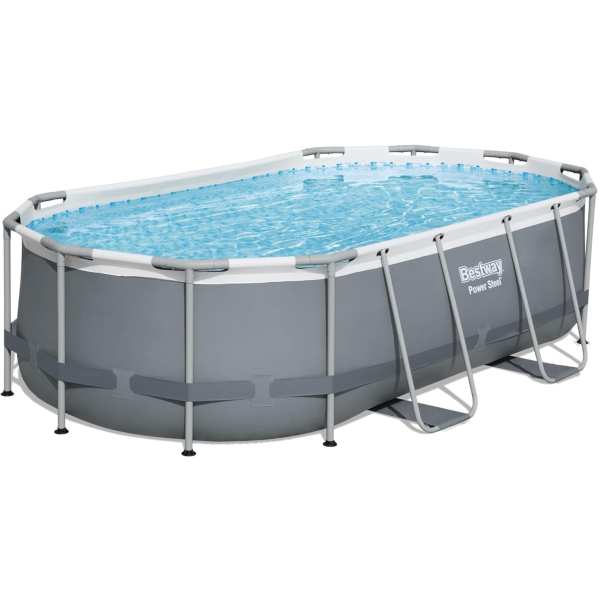 Bestway Power Steel 14′ x 8’2″ x 39.5″ Oval Above Ground Pool Set Fashion