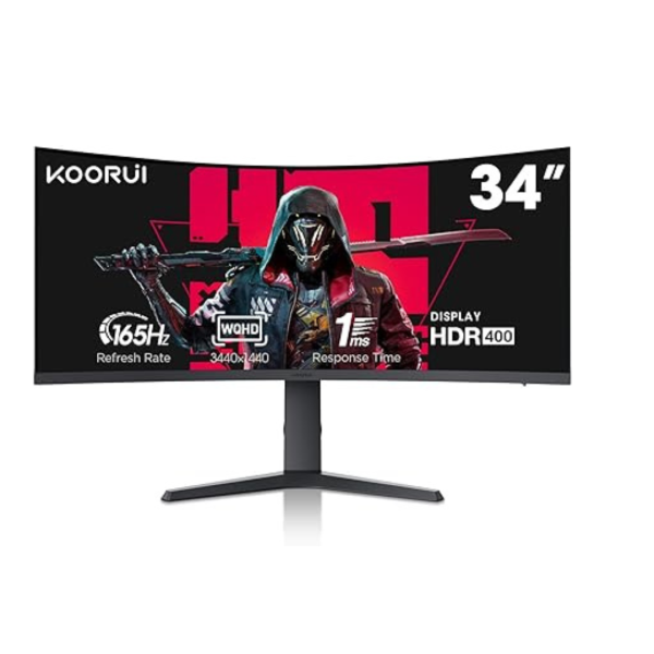 Koorui 34E6UC 34  Curved WQHD Gaming Monitor Supply