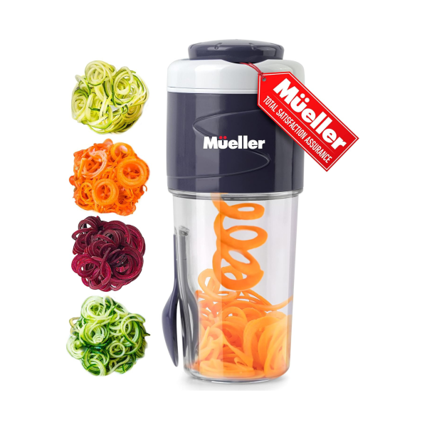 All-In-One Mueller Spiralizer and Salad Container Fashion