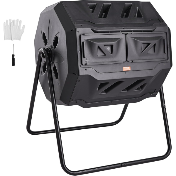 Vevor 43-Gal Dual Chamber Compost Bin Hot on Sale