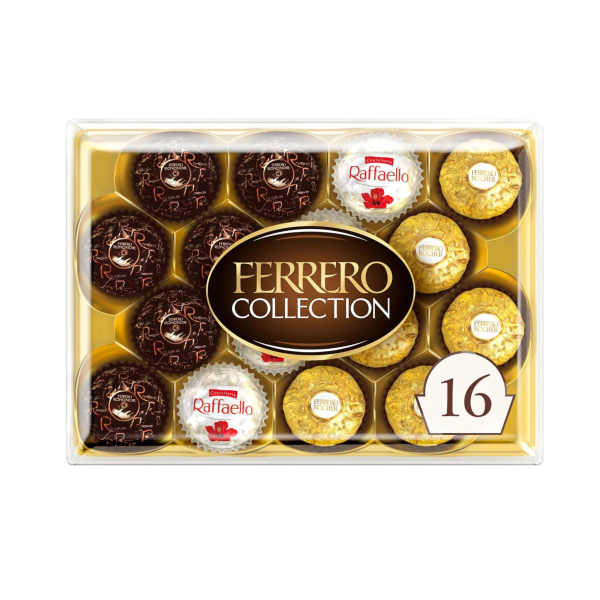 16-Count Ferrero Rocher Assorted Hazelnut Milk Chocolate, 6.1 oz Fashion