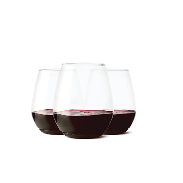 48-Count Tossware Pop 18oz Crystal Clear Plastic Wine Glasses Online Sale