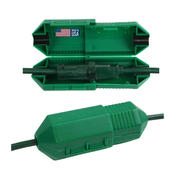 Cordsafe Electrical Extension Cord Protective Safety Cover (Green) Online now