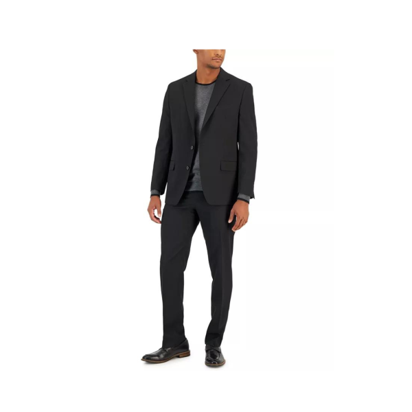 VAN HEUSEN Men’s Flex Plain Slim Fit Suits Supply