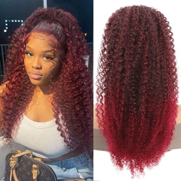 Drawstring Curly Ponytail Extension for African Women Afro Kinky Curly Hair Pieces Synthetic Heat Resistant Sale - Image 3